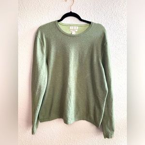 Banana Republic Cotton Cashmere Olive Sweater